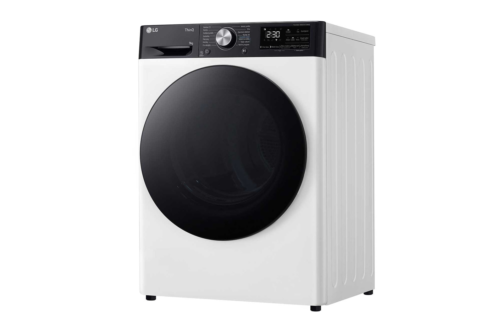 LG 9 kg sušička LG | Režim Energie / Čas | automatické čištění kondenzátoru | Wi-Fi, RH91V9LVEN