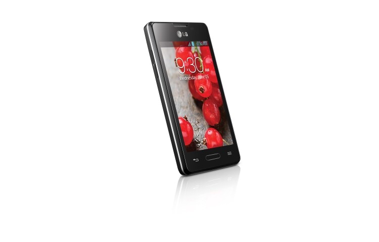 LG OPTIMUS L4 II - 3,8" IPS displej, 512MB RAM, 1GHz, PowerVR SGX 531, 4GB interní paměť, 3 Mpx fotoaparát, E440