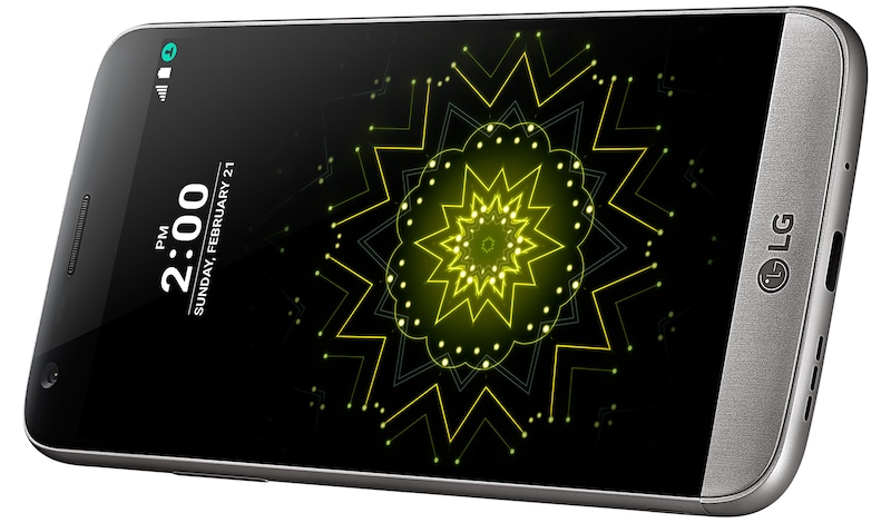 LG G5, 5,3" QuadHD displej, 32GB paměť, 4GB RAM, 2.1Ghz Quad-core, 16Mpx, 2800mAh, H850
