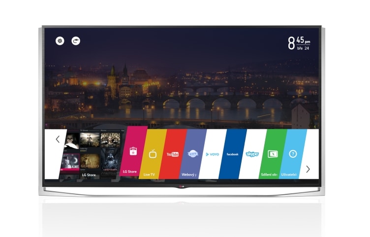 LG 79" LG ULTRA HD 4K TV, SMART TV WEBOS, Skype kamera, Multi-kanálové reproduktory (120W), IPS panel, Wi-Fi, Magický ovladač, DVB-T2, Miracast/Widi, 79UB980V