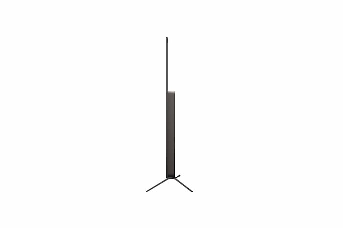 Boční pohled na LG OLED AI B5 4K Smart TV.