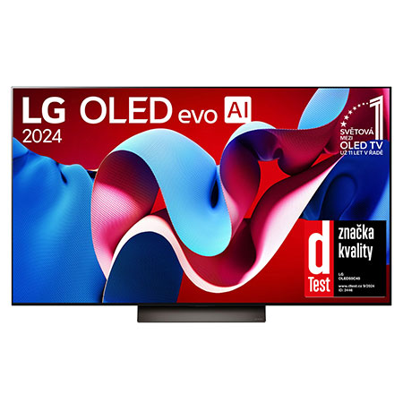 LG 55”; LG OLED evo AI C4 4K Smart TV OLED55C4, OLED55C45LA