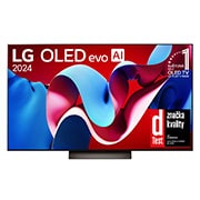 LG 55”; LG OLED evo AI C4 4K Smart TV OLED55C4, OLED55C45LA