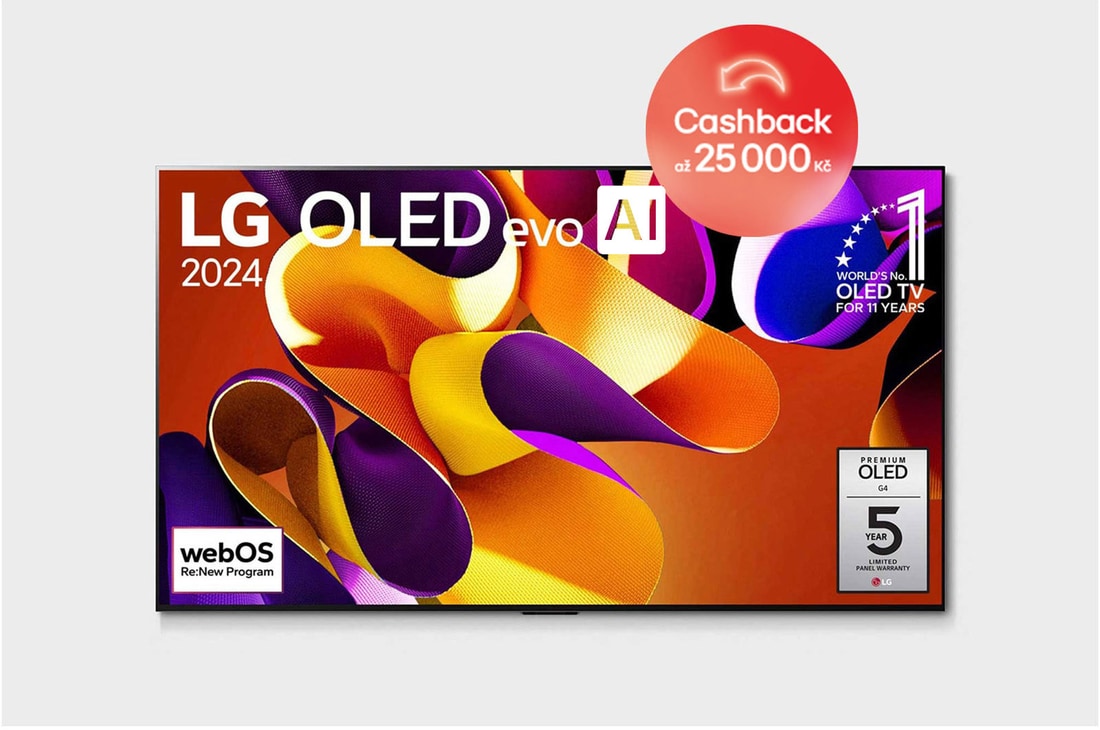 LG 55" LG OLED evo AI G4 4K Smart TV OLED55G4, OLED55G45LW