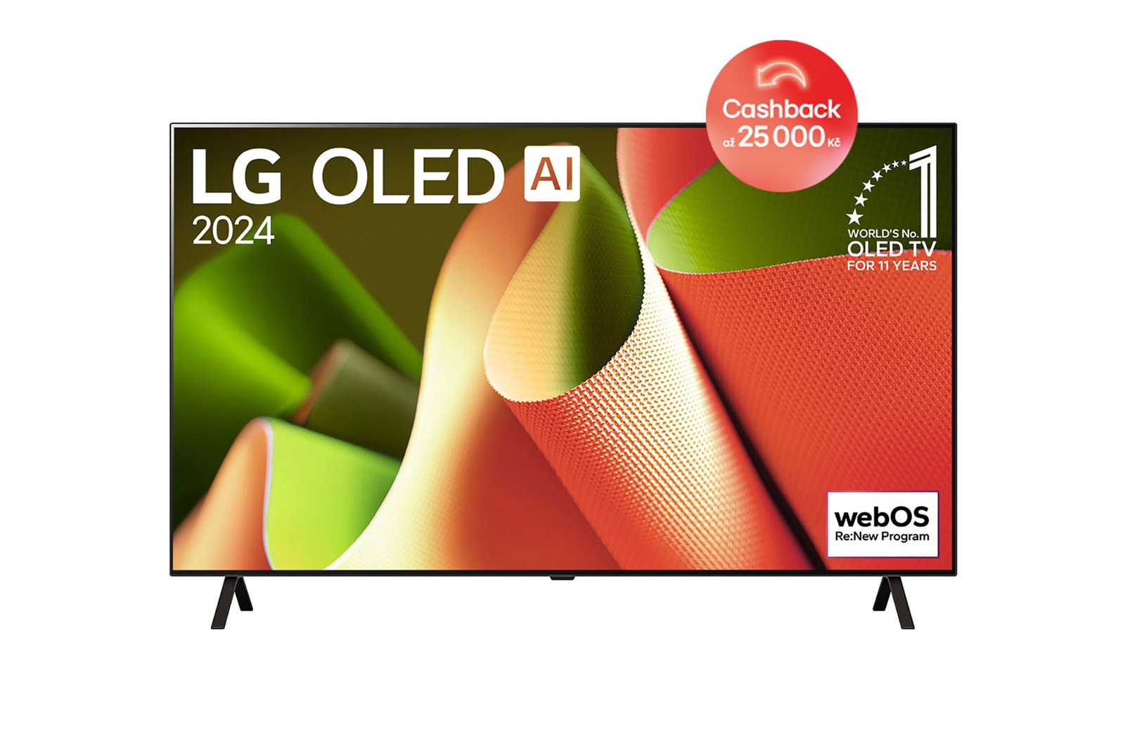 LG 65" LG OLED AI B4 4K Smart TV OLED65B4, OLED65B46LA