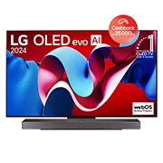 LG 65" LG OLED evo AI C4 4K Smart TV OLED65C4, OLED65C44LA