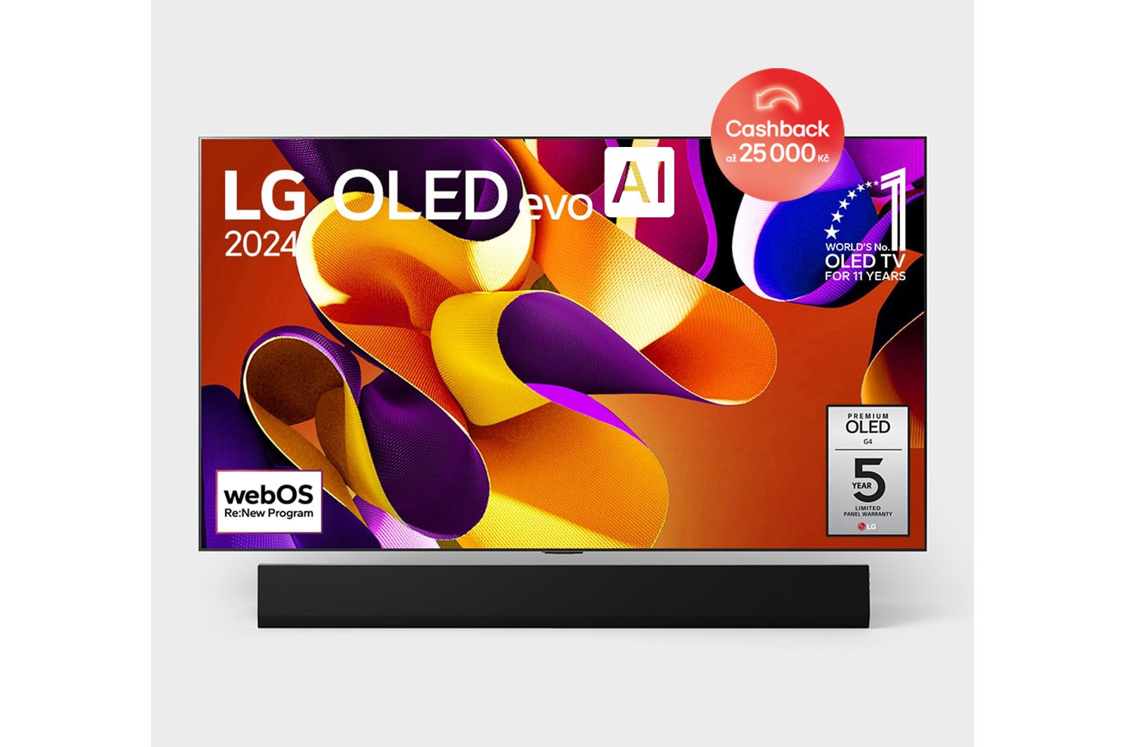 LG 77" LG OLED evo AI G4 4K Smart TV OLED77G4, OLED77G45LW