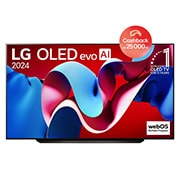 LG 83" LG OLED evo AI C4 4K Smart TV OLED83C4, OLED83C44LA
