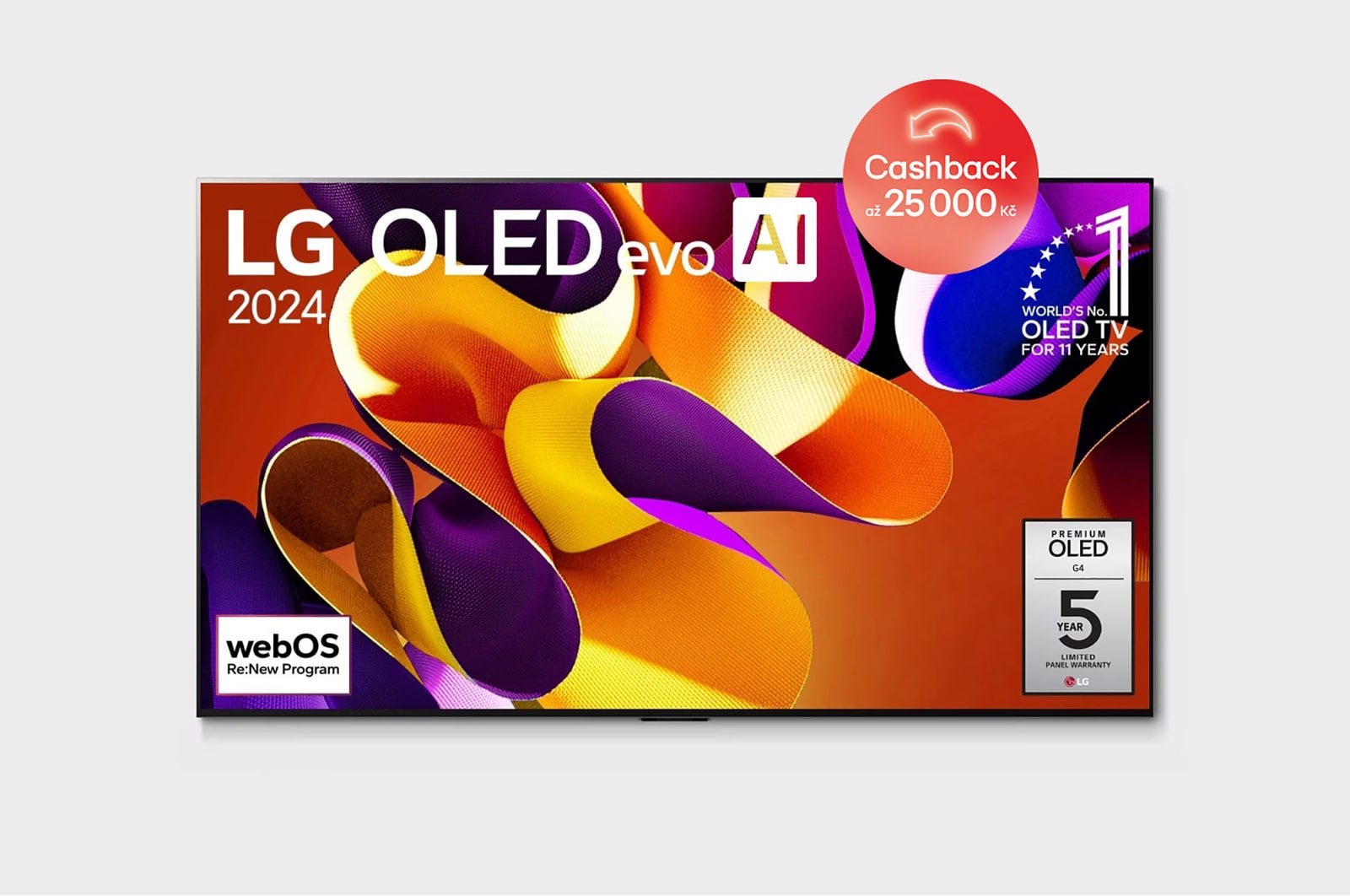 LG 83" LG OLED evo AI G4 4K Smart TV OLED83G4, OLED83G45LW