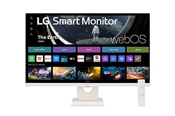 The picture shows a 27-inch LG Smart Monitor thumbnail.