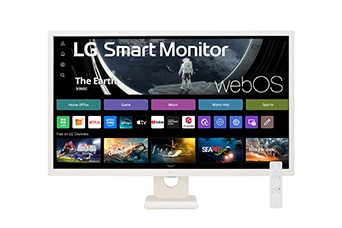 The picture shows a 32-inch LG Smart Monitor thumbnail.