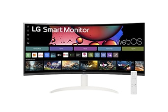 The picture shows a 34-inch LG Smart Monitor thumbnail.
