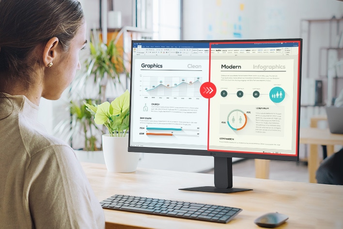 Srovnávací obrázek pravé strany s použitým režimem čtečky a levé strany bez použití režimu čtečky.