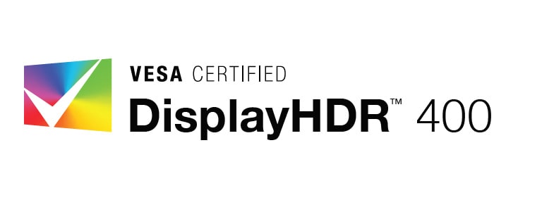 Ikona VESA CERTIFIED Display HDR™ 400