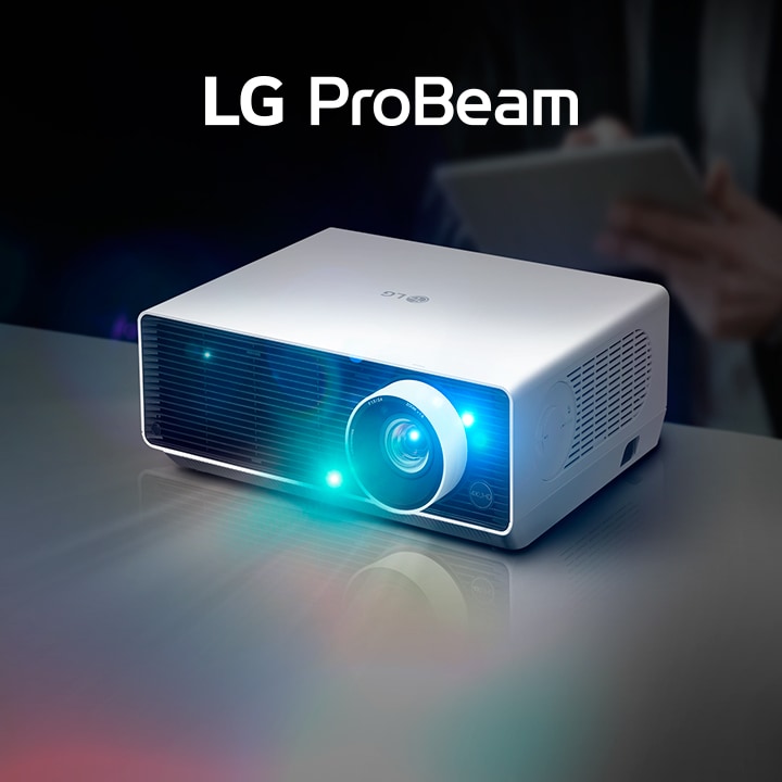 LG ProBeam projector.