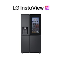 Přední pohled na produkt LG InstaView AI.