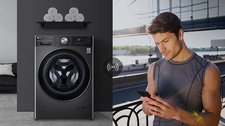 Chytré praní díky připojení k WiFi a vzdálenému ovládání – aplikace LG ThinQ™