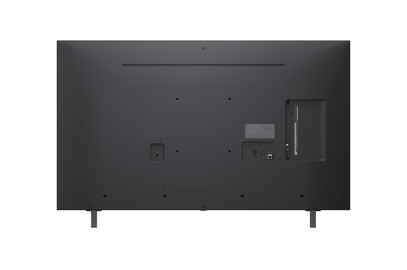 Rückansicht des LG NanoCell NANO80 TV