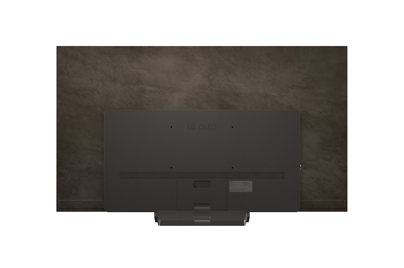 Rückansicht des LG OLED evo AI C5 4K Smart TV.