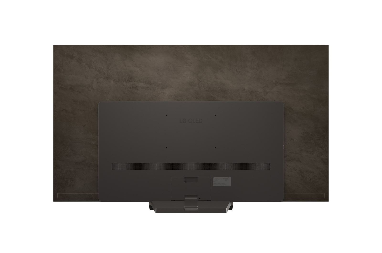 Rückansicht des LG OLED evo AI C5 4K Smart TV.