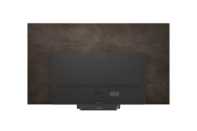 Rückansicht des LG OLED evo AI C5 4K Smart TV.