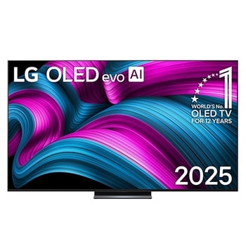 Frontansicht des 83 Zoll LG OLED evo AI C5 4K Smart TV OLED83C5ELA