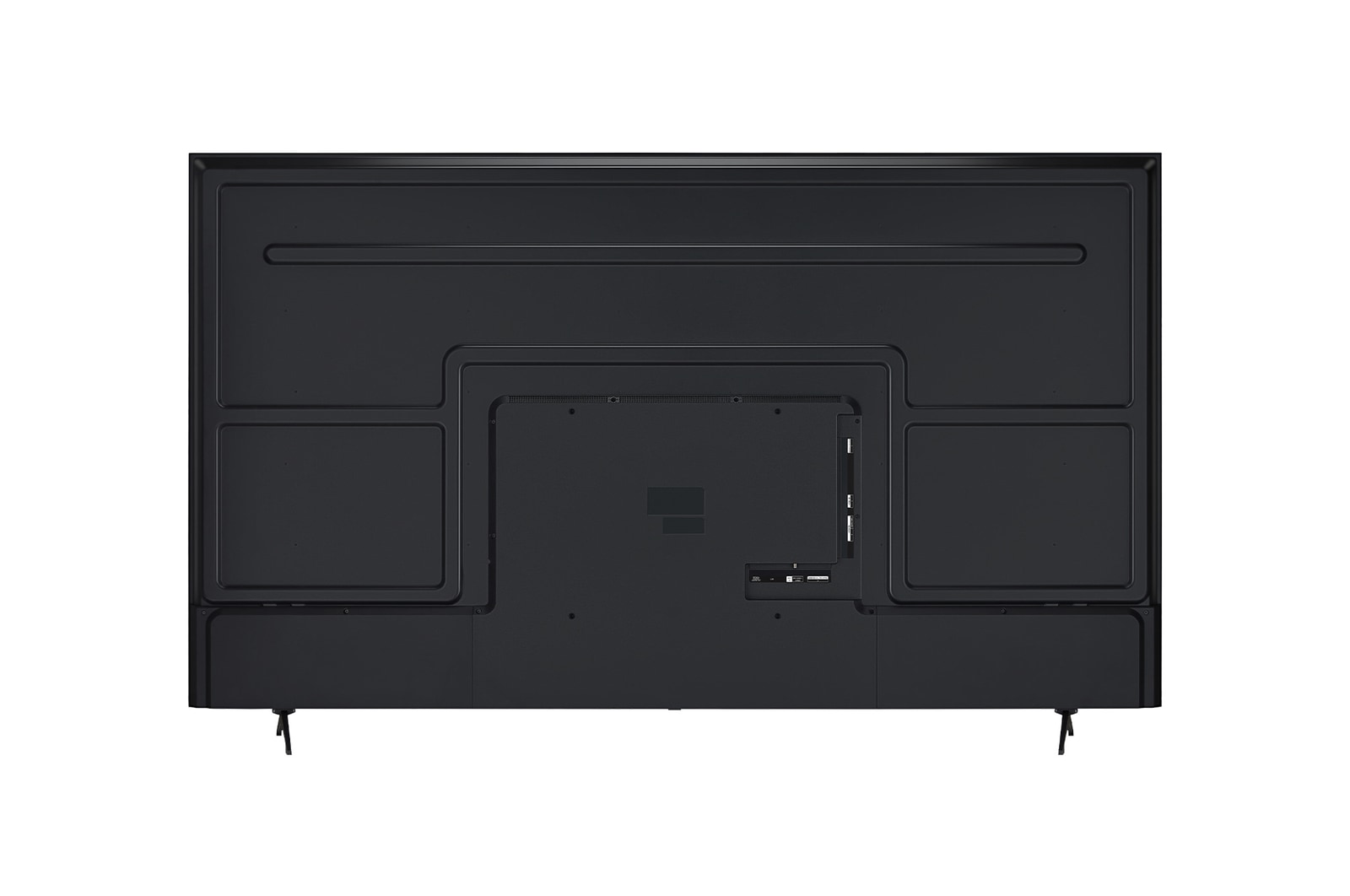 Rückansicht des LG UHD UA74 TV.