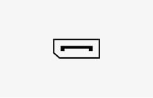 DisplayPort-Symbol.	