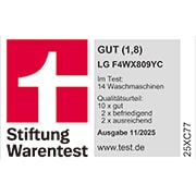 Testurteil "Gut (1,8)"
