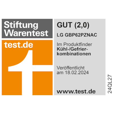 Stiftung Warentest Urteil "GUT (2,0)"