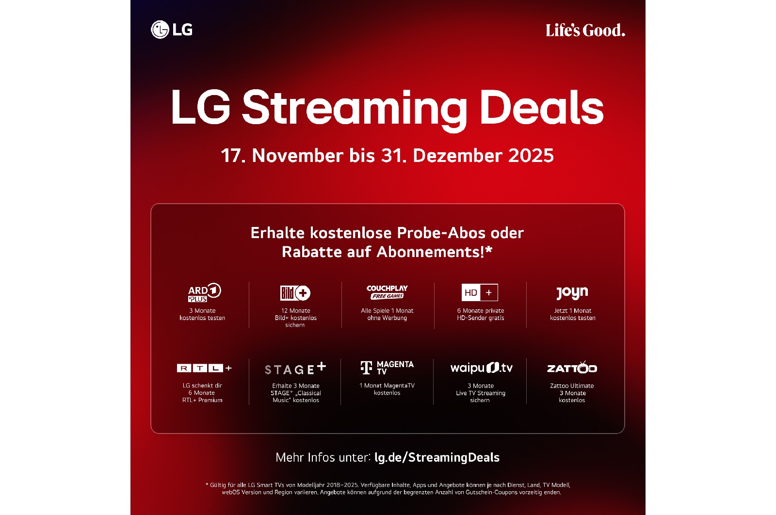 Streaming deals