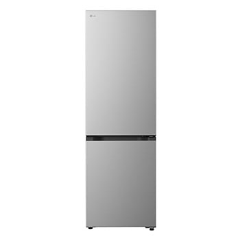 LG bottom freezer (GBBS726CPY) front view in matte black finish