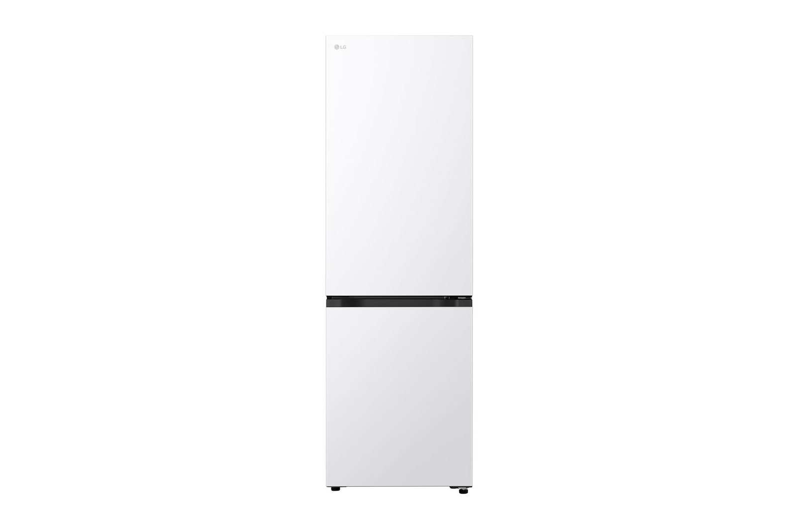 LG Unterer Gefrierschrank (GBBS726CPY) Vorderansicht in mattschwarzer Ausführung