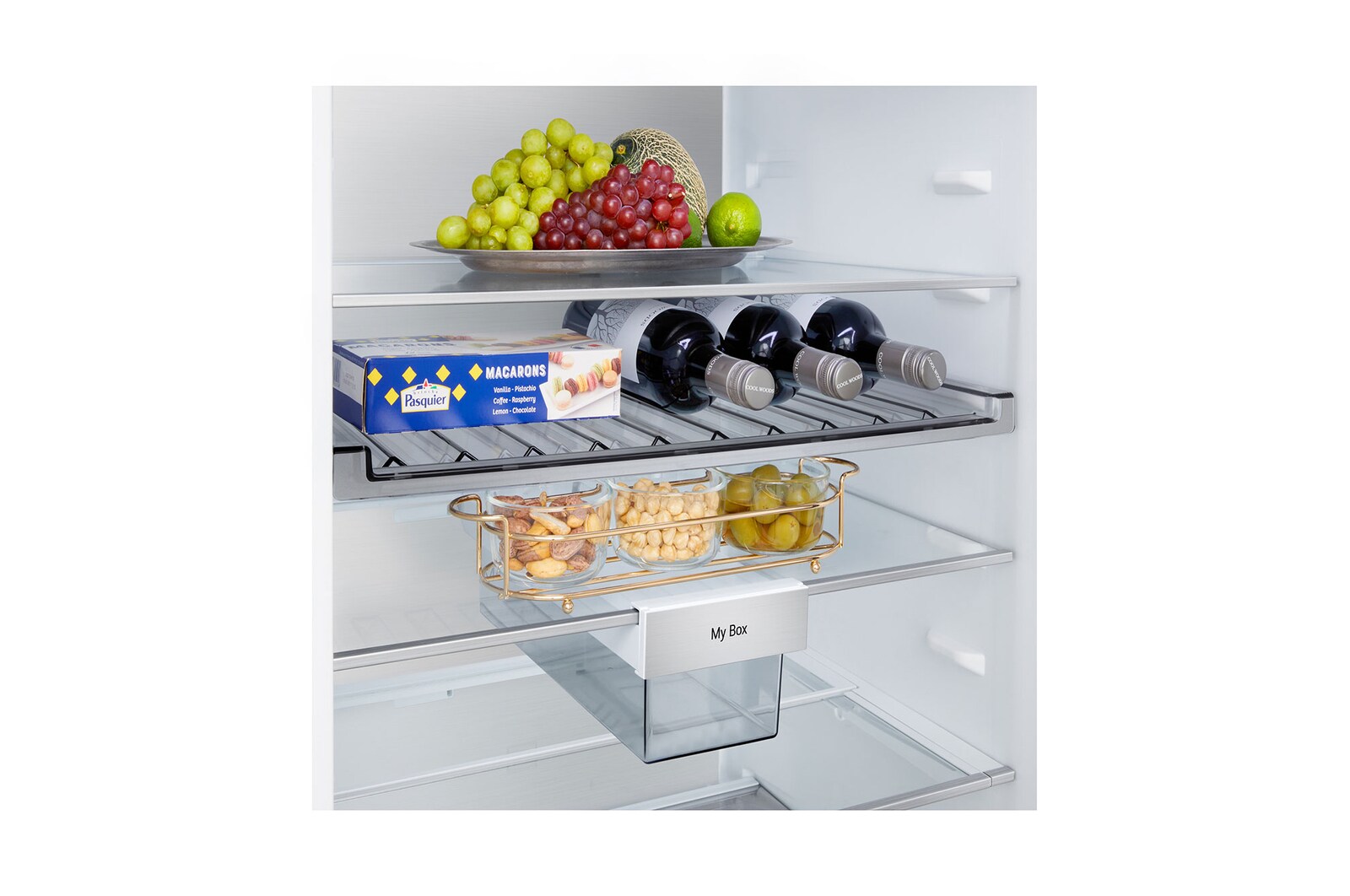 compartments with food