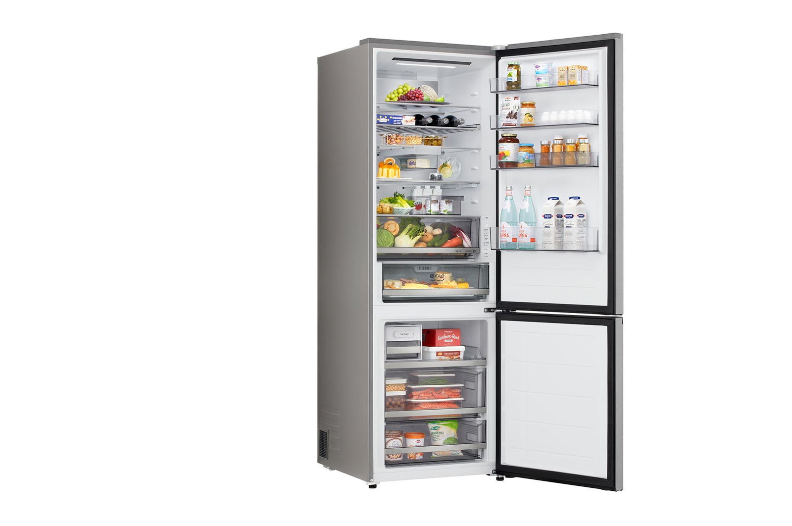 Right View door open with food