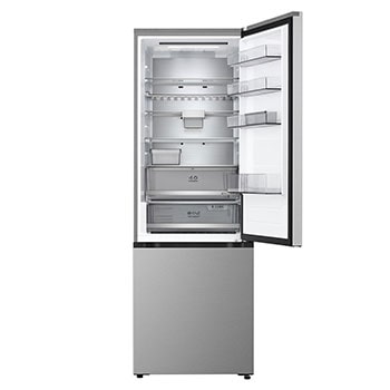 Front view top door open