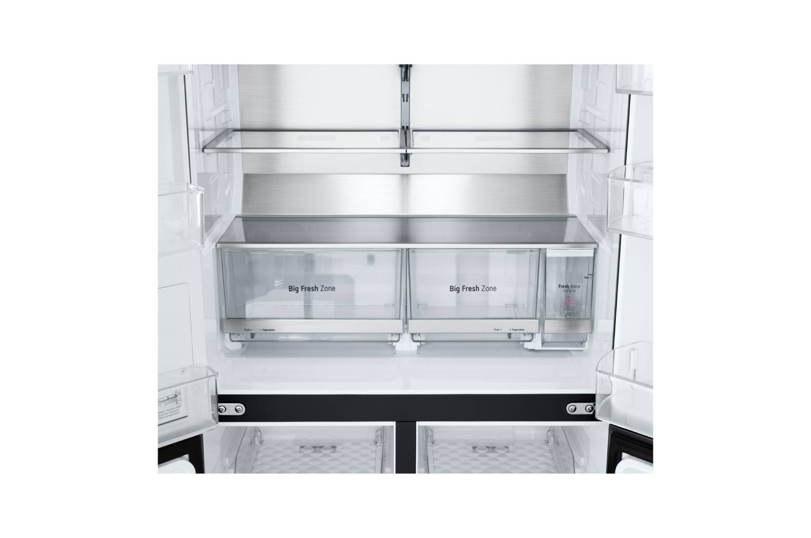 LG Multi-Door Kühlschrank (EEK C, 645L, 179.2 cm hoch) mit Wasserspender & Wassertank | GMF961EV6C, GMF961EV6C