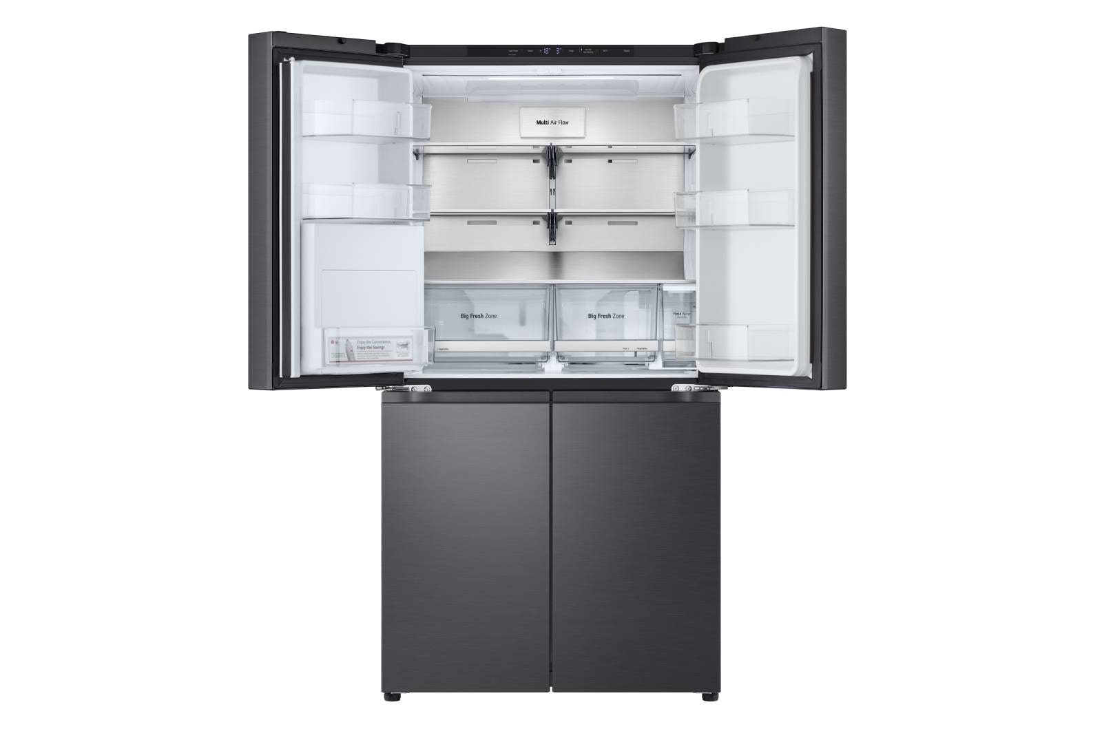 LG Multi-Door Kühlschrank (EEK C, 645L, 179.2 cm hoch) mit Wasserspender & Wassertank | GMF961EV6C, GMF961EV6C