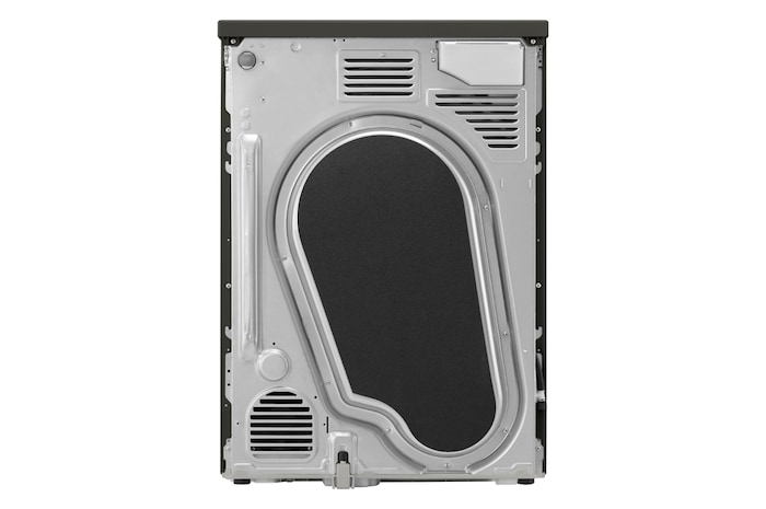 LG Trockner Schwarz (EEK C, 9 kg) mit Dual Inverter Wärmepumpentechnologie & selbstreinigendem Kondensator I RT90V9B, RT90V9B