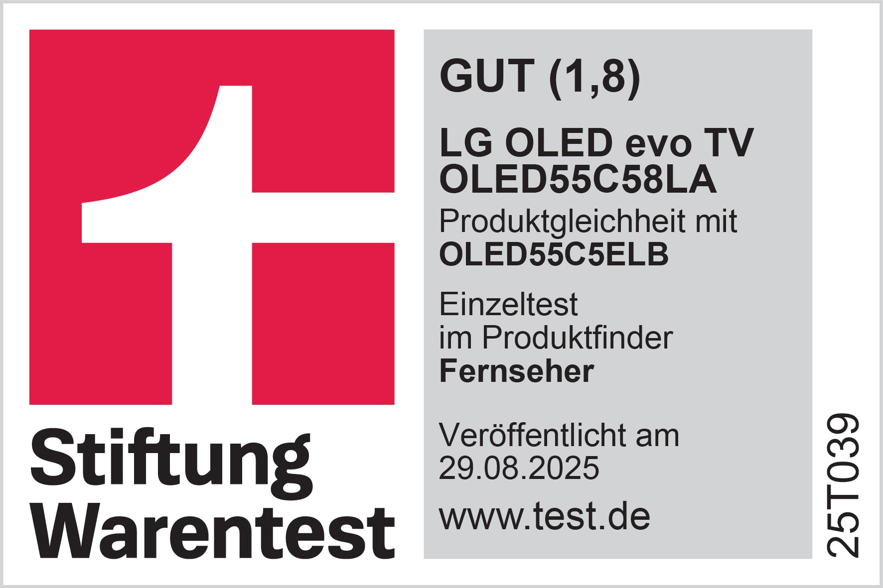 Stiftung Warentest OLED C5