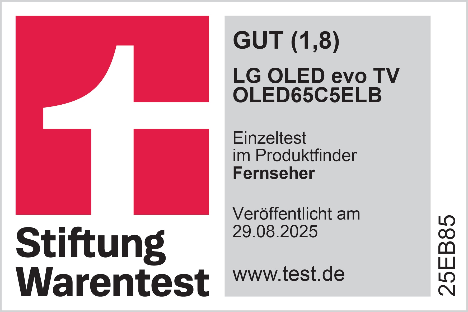 Stiftung Warentest OLED C5
