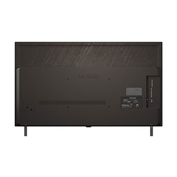 Rückansicht des LG OLED AI B5 4K Smart TV.