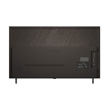 Rückansicht des LG OLED AI B5 4K Smart TV.