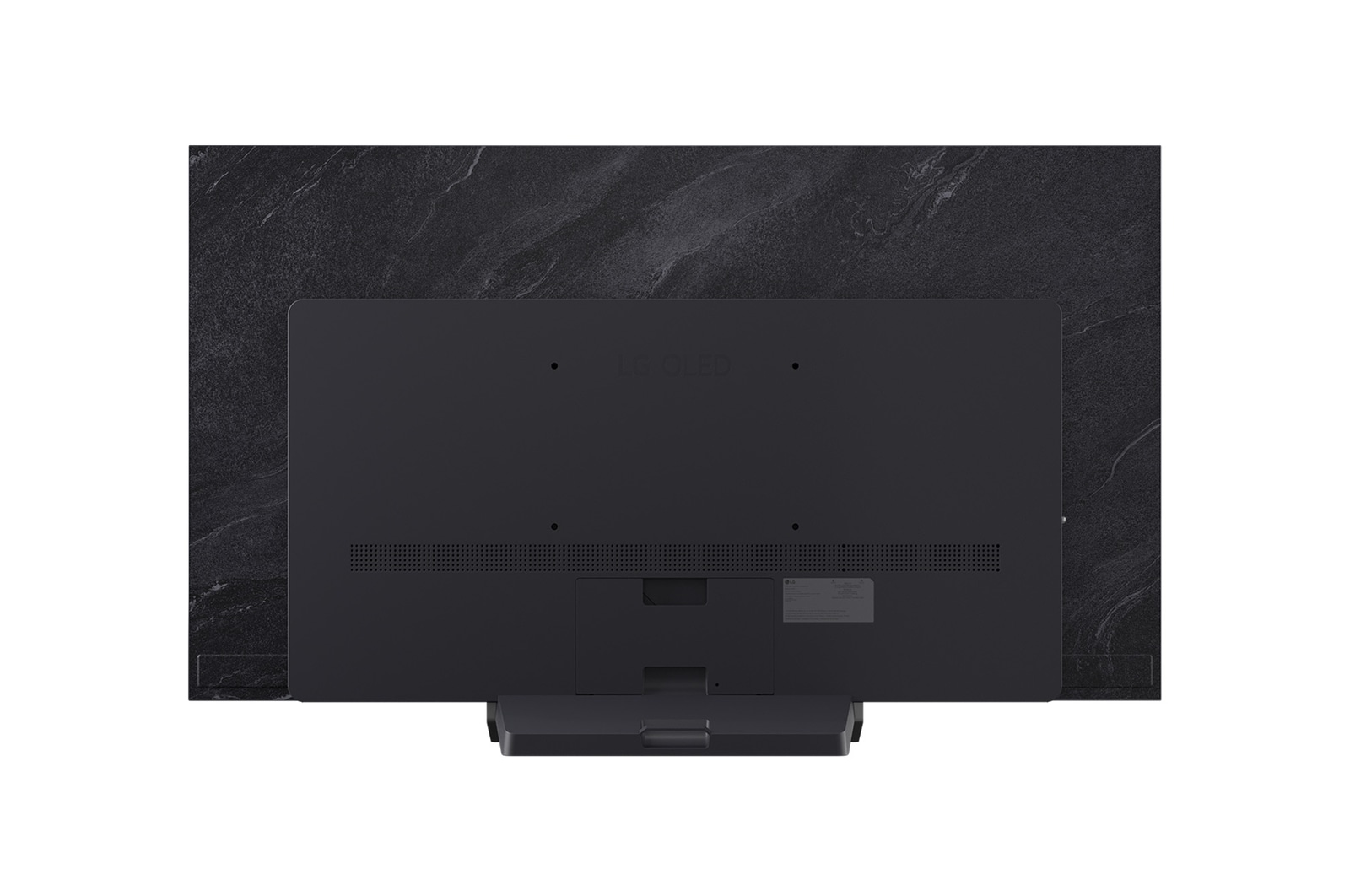 Rückansicht des LG OLED evo AI C5 4K Smart TV.