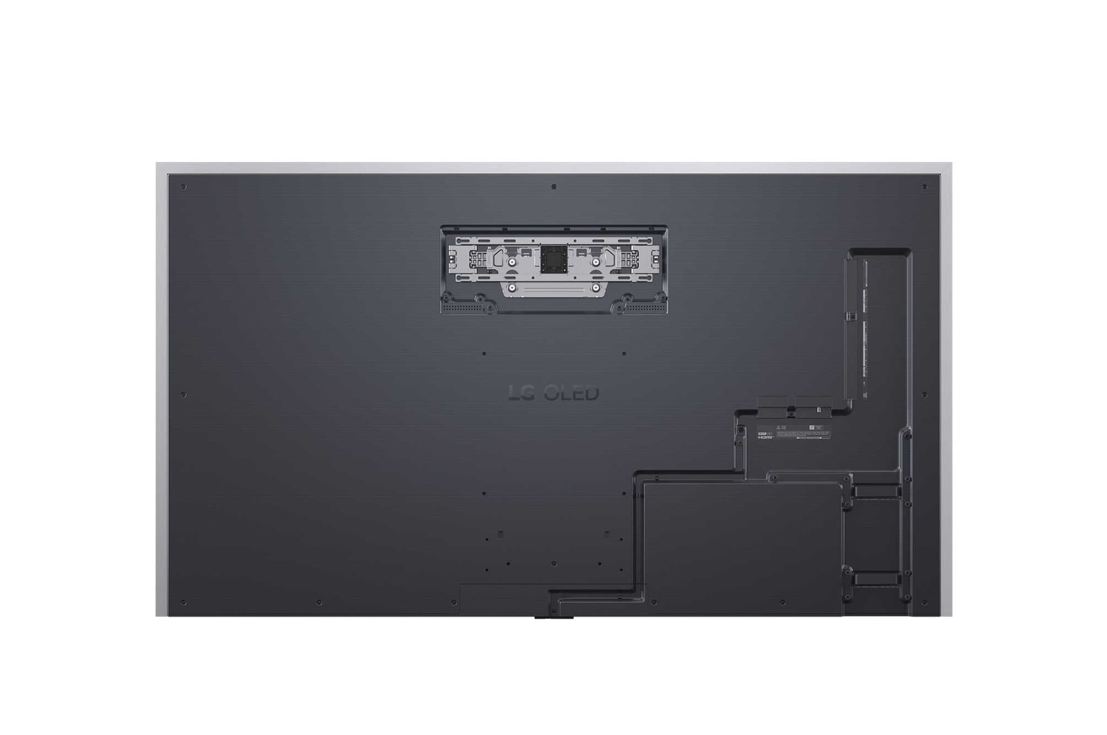 Rückansicht des LG OLED evo AI G5 4K Smart TV.