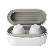 LG xboom Buds von will.i.am | Bluetooth-Ohrhörer | xboom Signature Sound mit Graphen-Treiber, xboom Buds white