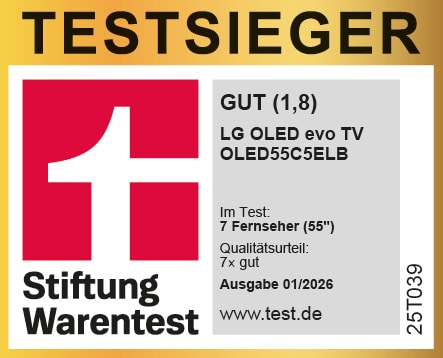 Stiftung Warentest OLED C5