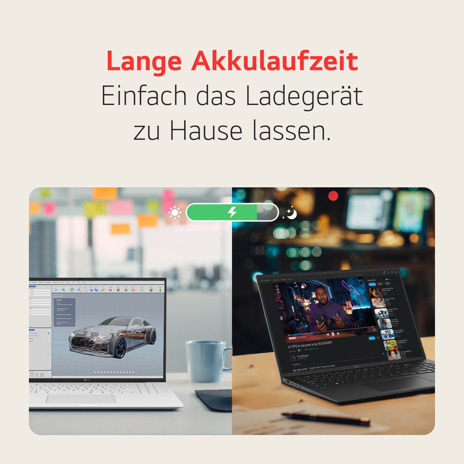 LG 17 Zoll Notebook mit Windows 11 Home | Intel® Core™ Ultra 7 Prozessor | 32 GB LPDDR5x RAM | 2 TB SSD | 77-WH-Akku | 17Z90SP-G.AD7BG, 17Z90SP-G.AD7BG