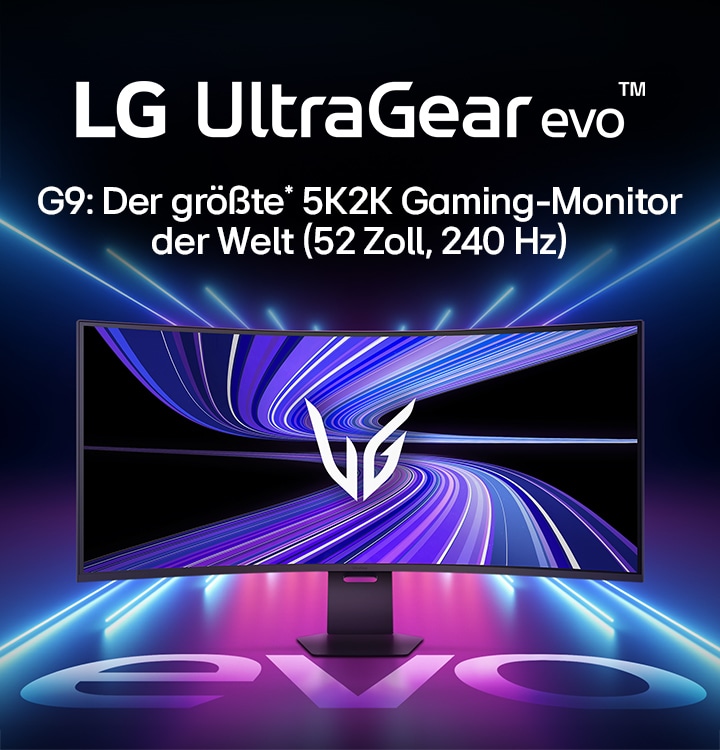LG UltraGear evo G9 52-inch 5K2K WUHD gaming monitor with 240Hz refresh rate (52G930B)