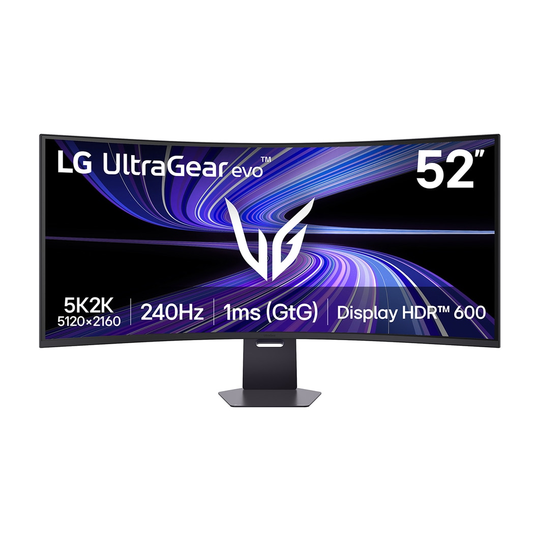 LG 52 Zoll UltraGear evo G9, Weltweit größter 5K2K 240 Hz Gaming Monitor, 52G930B-B